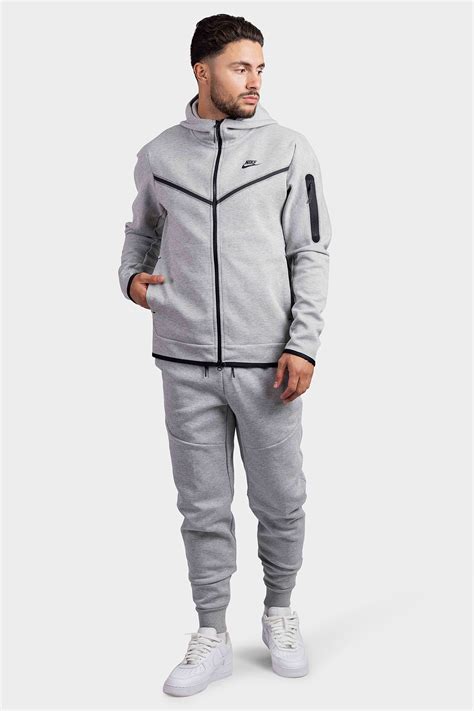 Heren Grijs Tech Fleece Trainingspakken (1) 